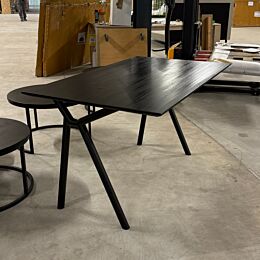 Bureau Zwart Eiken 140x80cm