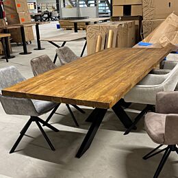 Massief Houten Eettafel Teak 250x100cm