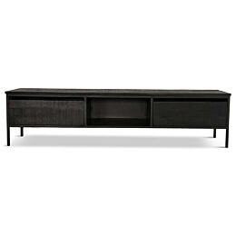 tv-meubel zwart hout