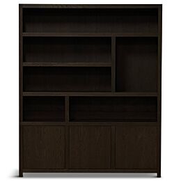 bruine japandi kast 180cm 