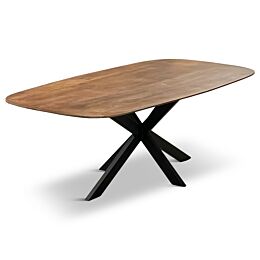 Ovale Eettafel Caval Bruin 220cm