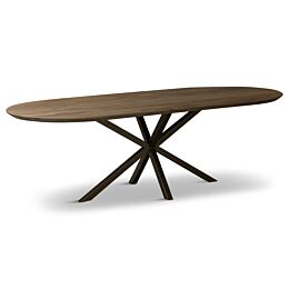 Eettafel Bull September Poot Anodic Brown