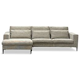 Hoekbank Mora Longchair Links Beige