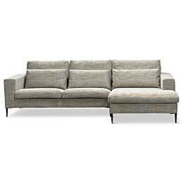 Hoekbank Mora Longchair Rechts Beige