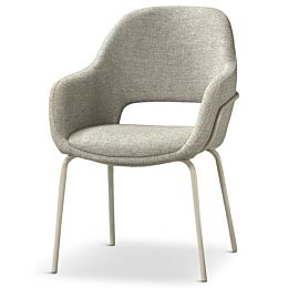 Eetkamerstoel Kado Licht Beige Poot Beige