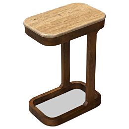 Bijzettafel Cleo Travertine