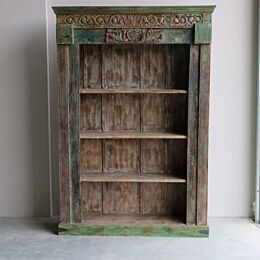 india boekenkast oud hout