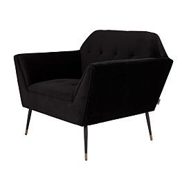 lounge chair zwart
