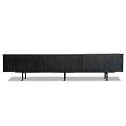 Tv Dressoir Kopenhagen 277cm Black Brown