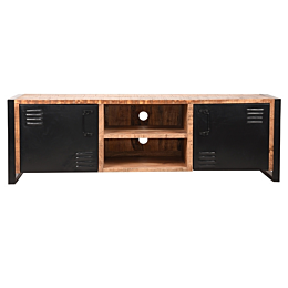 LABEL51 Tv-meubel Brussels - Rough - Mangohout - Tv-Meubel 160 cm