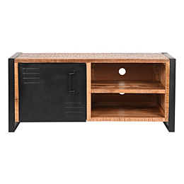 LABEL51 Tv-meubel Brussels - Rough - Mangohout - Tv-Meubel 115 cm