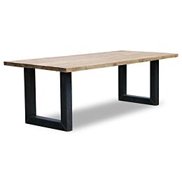 eetkamertafel teak