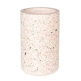 zuiver vaas terrazzo roze