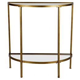 GODDESS SIDETABLE ANTIQUE BRASS