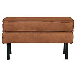 BePureHome Rodeo Hocker Cognac