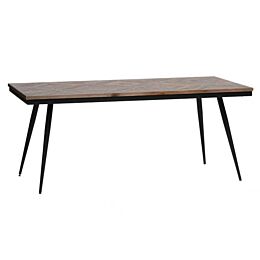 RHOMBIC EETTAFEL 180x90CM HOUT/METAAL