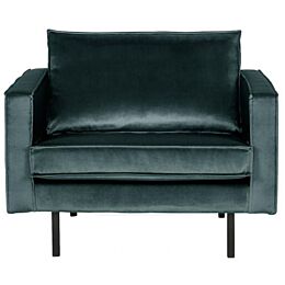 BePureHome Rodeo Fauteuil Velvet Teal