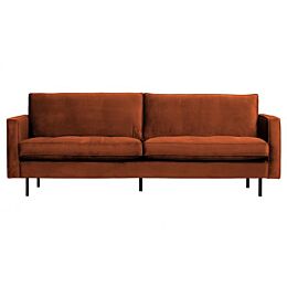 BePureHome Rodeo Classic Bank 2,5-zits Velvet Roest