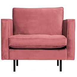 Rodeo Classic Fauteuil Velvet Pink