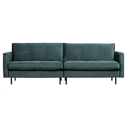 BePureHome Rodeo Classic Bank 3-zits Velvet Teal