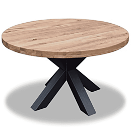 Eetkamertafel Ron Rond Eiken