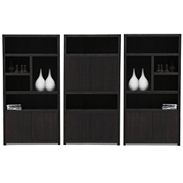 Boekenkast Set Diamond Van 3 120cm Eiken