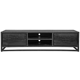 LABEL51 Tv-meubel Chili - Zwart - Mangohout - Tv-Meubel 160 cm