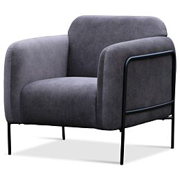 fauteuil donkergrijs