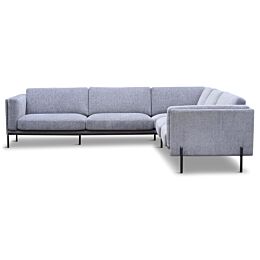 design hoekbank grijs
