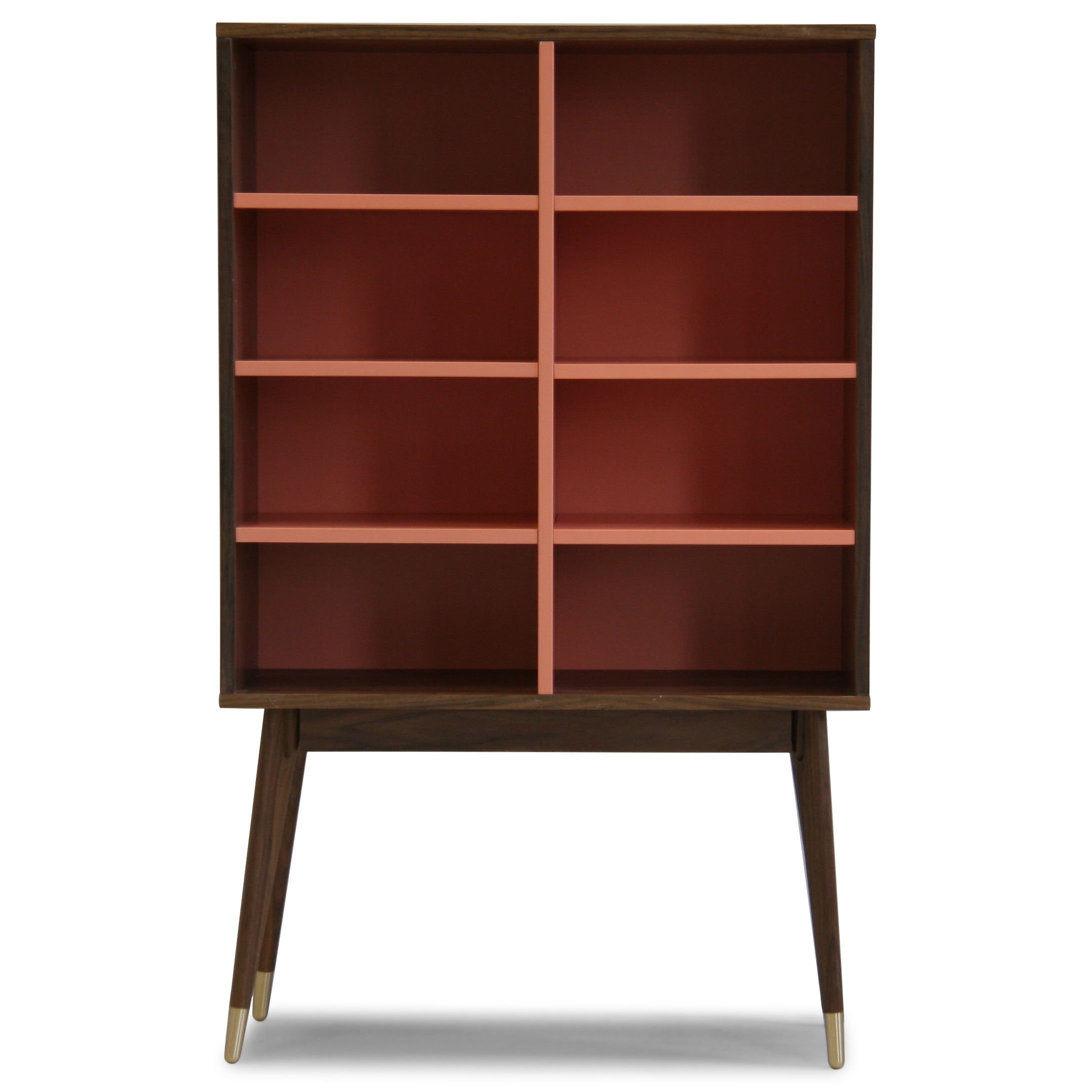 Retro Boekenkast Havana Bruin