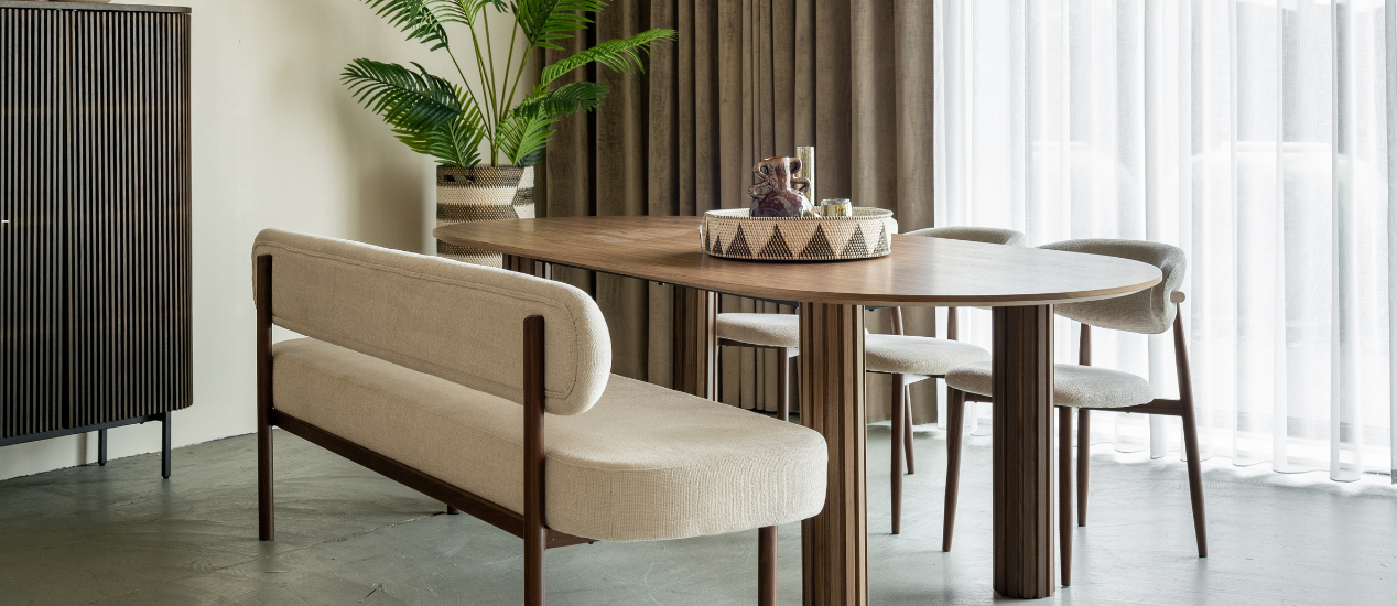 Japandi in de eetkamer: tafelen met stijl en rust